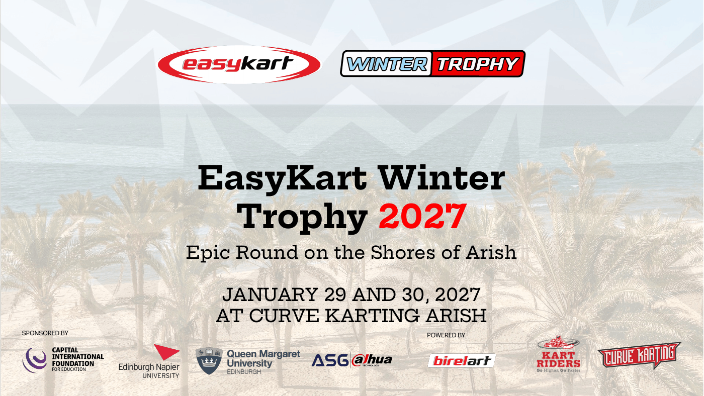 Easykart Winter Trophy 2027 at Curve Karting Arish, 29 and 30 January 2027